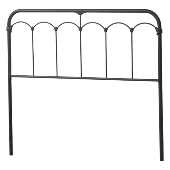 Kirkland's Home Beds & Headboards-Scalloped Metal Josie King Headboard