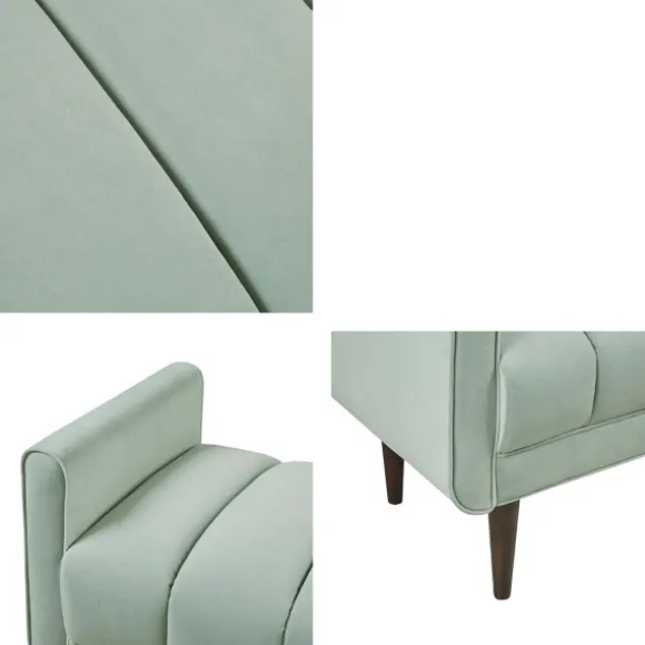 Kirkland's Home Benches & Ottomans-Seafoam Velvet Bench