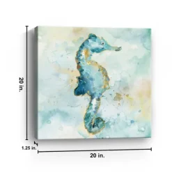 Kirkland's Home Canvas Art-Seahorse Giclee Canvas Art Print