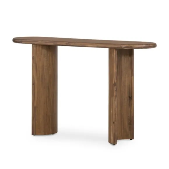 Kirkland's Home Console Tables-Seasoned Paden Wood Console Table