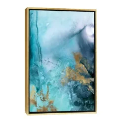 Kirkland's Home Framed Art-Seawall Waves Abstract Canvas Framed Art