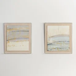 Kirkland's Home Framed Art-Serenity Blue I Shadowbox Art Print