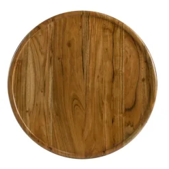 Kirkland's Home Accent & End Tables-Sheesham And Mango Wood Drum Accent Table