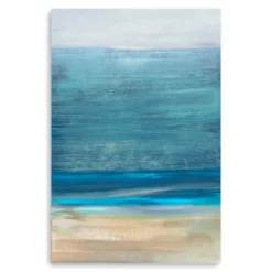 Kirkland's Home Canvas Art-Shoreline Brushstrokes Canvas Art Print, 32X48 In.