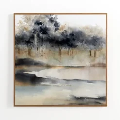 Kirkland's Home Framed Art-Silent Marshland Waters Framed Art Print