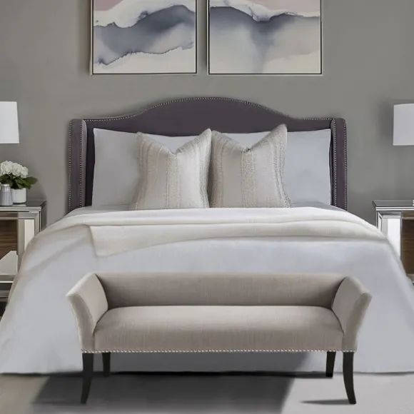 Kirkland's Home Benches & Ottomans-Silver Melinda Accent Bench