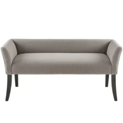 Kirkland's Home Benches & Ottomans-Silver Melinda Accent Bench