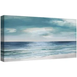 Kirkland's Home Canvas Art-Silver Shore Canvas Art Print