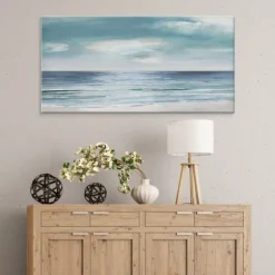 Kirkland's Home Canvas Art-Silver Shore Canvas Art Print