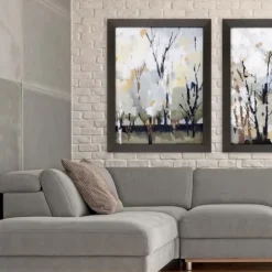 Kirkland's Home Framed Art-Silversong Birch Abstract Framed Art Print