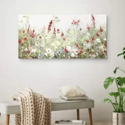 Kirkland's Home Canvas Art-Sleepy Spring Meadow Canvas Art Print