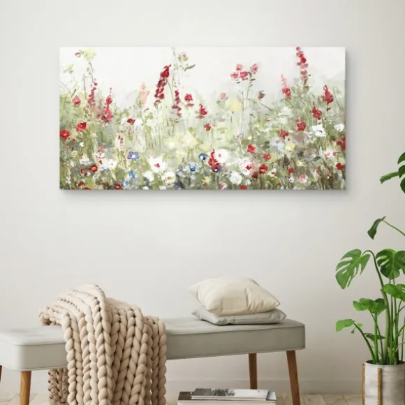 Kirkland's Home Canvas Art-Sleepy Spring Meadow Canvas Art Print