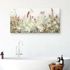 Kirkland's Home Canvas Art-Sleepy Spring Meadow Canvas Art Print