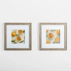 Kirkland's Home Framed Art-Slice It Citrus Ii Framed Art Print
