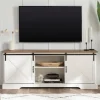 Kirkland's Home Tv Stands & Media Consoles-Sliding Barn Door Media Cabinet