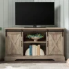 Kirkland's Home Tv Stands & Media Consoles-Sliding Barn Doors Corner Tv Stand