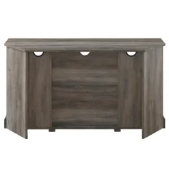 Kirkland's Home Tv Stands & Media Consoles-Sliding Barn Doors Corner Tv Stand