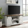 Kirkland's Home Tv Stands & Media Consoles-Sliding Door Rustic Oak Top Tv Stand