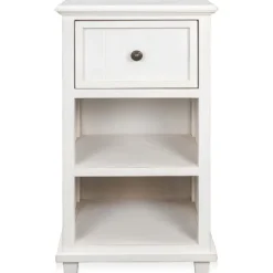 Kirkland's Home Accent & End Tables-Slim Wooden 2-Shelf Side Table