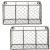 Kirkland's Home Wall Storage-Small Wall Hanging Chicken Wire Baskets, Set Of 2