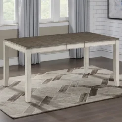 Kirkland's Home Dining Tables-Smoked Alabaster And Honey Wood Dining Table