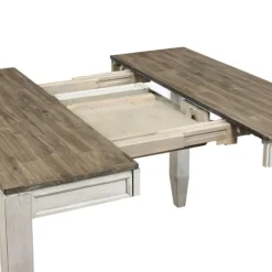 Kirkland's Home Dining Tables-Smoky Alabaster Wooden 9-Pc. Dining Set