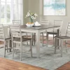 Kirkland's Home Dining Tables-Smoky Alabaster Wooden 7-Pc. Dining Set