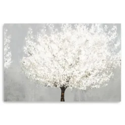 Kirkland's Home Canvas Art-Snow Kissed Blossoms Giclee Canvas Art Print