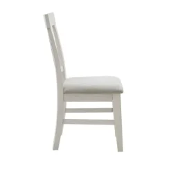 Kirkland's Home Dining Chairs-Sofia White High Back Dining Chairs, Set Of 2