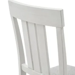 Kirkland's Home Dining Chairs-Sofia White High Back Dining Chairs, Set Of 2