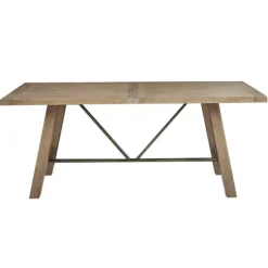 Kirkland's Home Dining Tables-Sofia Wooden Dining Table With Metal Bars