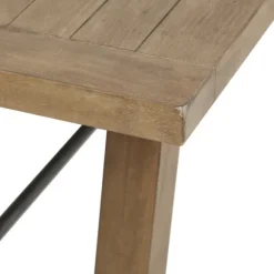 Kirkland's Home Dining Tables-Sofia Wooden Dining Table With Metal Bars