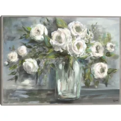 Kirkland's Home Framed Art-Soft Blooms Still Life Framed Wall Art