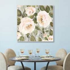 Kirkland's Home Framed Art-Soft California Roses Framed Canvas Art