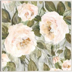 Kirkland's Home Framed Art-Soft California Roses Framed Canvas Art