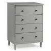 Kirkland's Home Dressers & Chests-Solid Pine Wood 4-Drawer Dresser