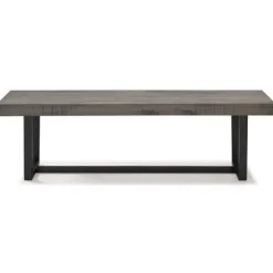 Kirkland's Home Dining Chairs-Solid Wood Two-Tone Dining Bench