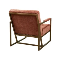 Kirkland's Home Accent Chairs-Spice Button Tufted Angular Vintage Accent Chair