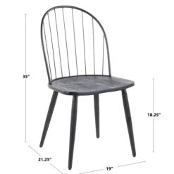 Kirkland's Home Dining Chairs-Spindle High Back Dining Chairs, Set Of 2