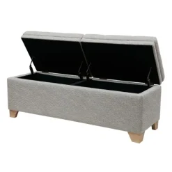 Kirkland's Home Benches & Ottomans-Split Seat Jackson Storage Bench