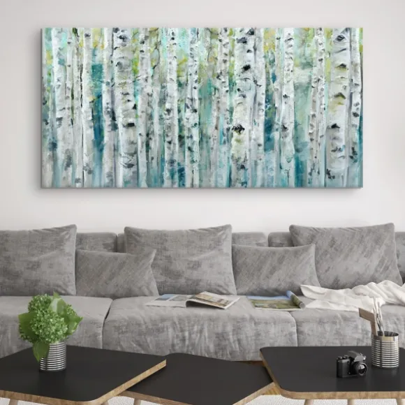 Kirkland's Home Canvas Art-Spring Birches Canvas Art Print