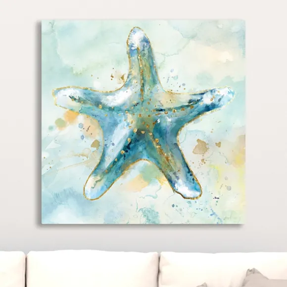 Kirkland's Home Canvas Art-Starfish Giclee Canvas Art Print