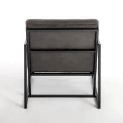 Kirkland's Home Accent Chairs-Steele Wyatt Faux Leather Accent Chair