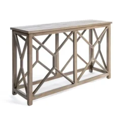 Kirkland's Home Console Tables-Stephan Natural Wood Console Table