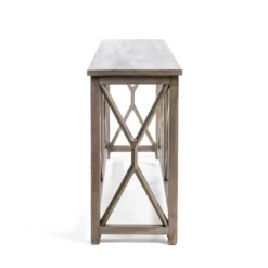 Kirkland's Home Console Tables-Stephan Natural Wood Console Table