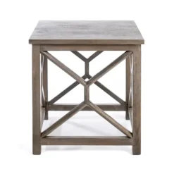 Kirkland's Home Accent & End Tables-Stephan Natural Wood Side Table