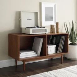 Kirkland's Home Console Tables-Stephen Medium Modern Wood Console Table