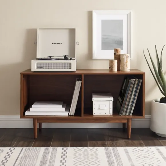 Kirkland's Home Console Tables-Stephen Medium Modern Wood Console Table