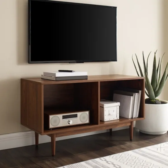 Kirkland's Home Console Tables-Stephen Medium Modern Wood Console Table