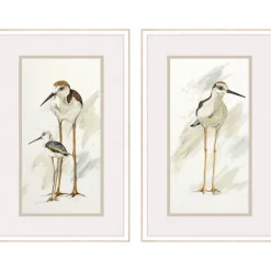 Kirkland's Home Framed Art-Stilt Birds Framed Art Prints, Set Of 2